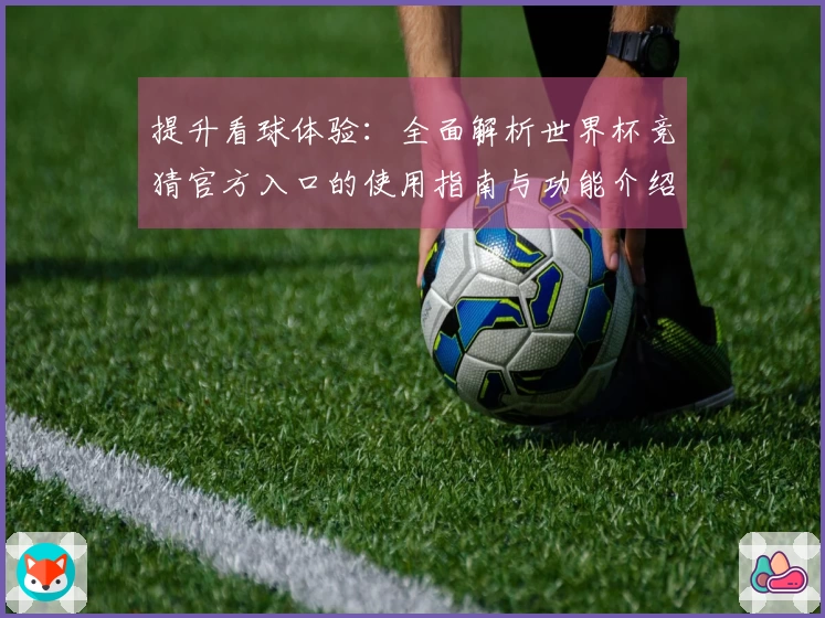 提升看球体验：全面解析世界杯竞猜官方入口的使用指南与功能介绍